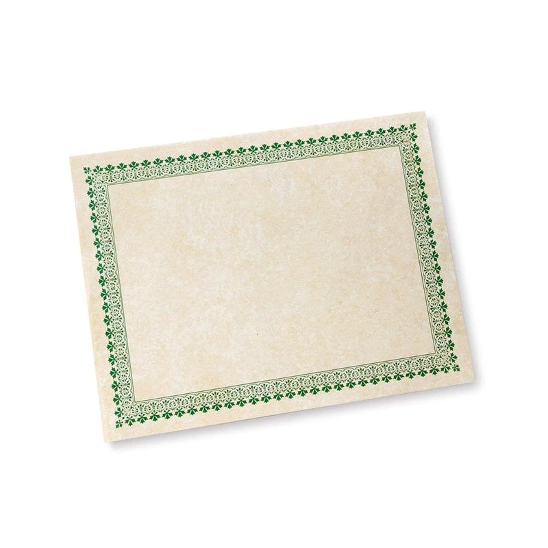Gartner Studios Border Paper Certificates - 100 CT 74930, White - Image 1